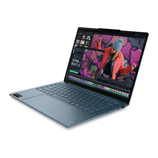 Lenovo Yoga Slim 7 14AKP10 Ryzen AI 5 340 14" WUXGA OLED 400nits 60Hz Glossy 16GB LPDDR5-6400 SSD512 Radeon 840M Graphics Cam1080p 70Wh Win11 Tidal Teal