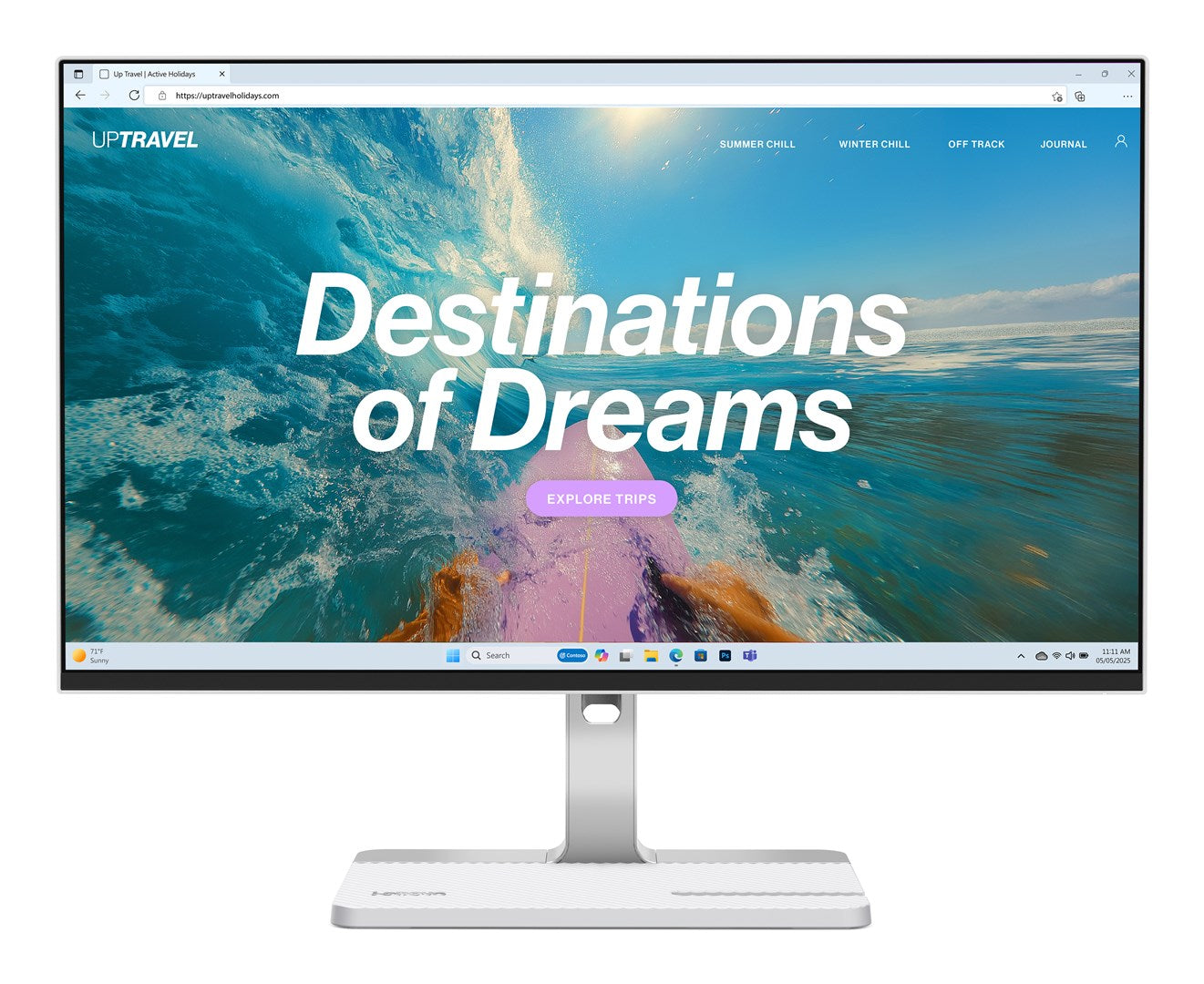 Lenovo L24D-4C 23.8"FHD 144Hz 250nits AG HDMI, DP, USB Cloud Grey