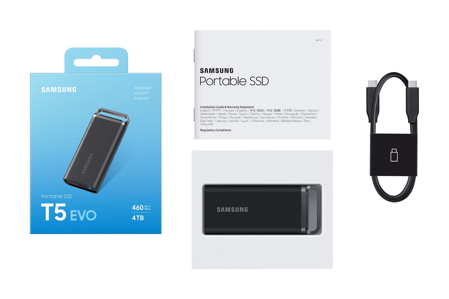 Dysk SSD Samsung 4TB T5 EVO MU-PH4T0S/WW