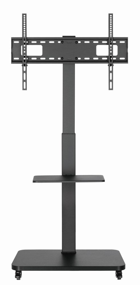 GEMBIRD STOJAK PODŁOGOWY NA TELEWIZOR, MOBILNY NA KÓŁKACH (OBROTOWY/UCHYLNY), 32" - 75", CZARNY
