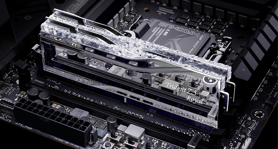 G.SKILL TRIDENT Z5 ROYAL RGB DDR5 2X16GB 6000MHZ CL28 SILVER F5-6000J2836G16GX2-TR5S
