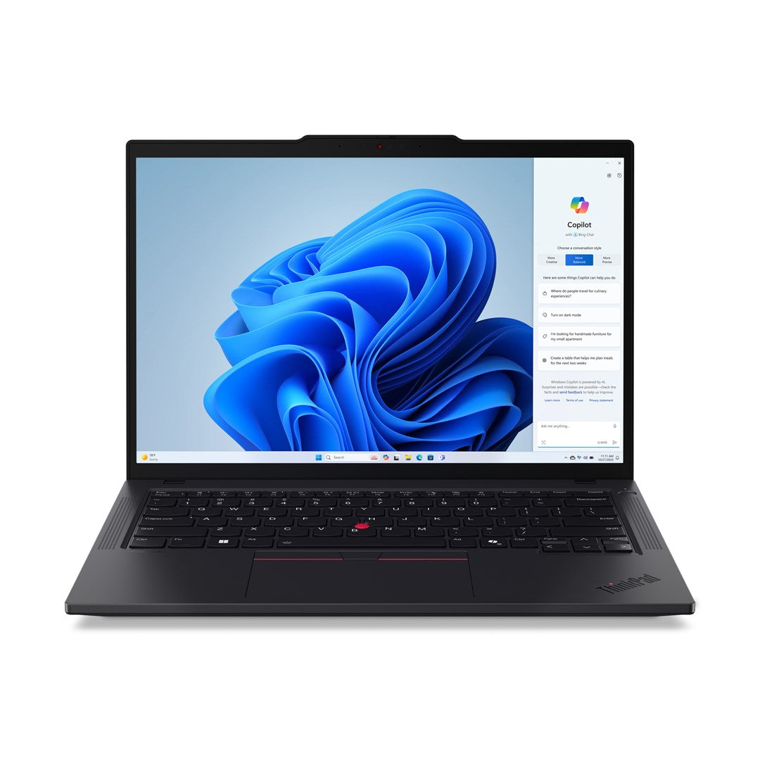 Lenovo ThinkPad T14 G5 Ultra 7 155U 14"WUXGA IPS 400nits AG 60Hz 16GB DDR5 5600 SSD512 Intel Graphics Cam 5.0MP 52.5Wh W11Pro Black 3Y OnSite