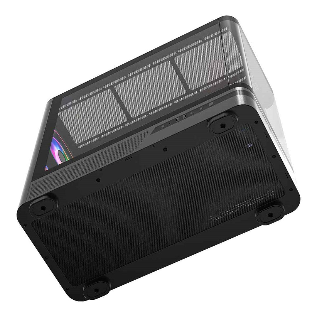 MODECOM OBUDOWA VOLCANO AQ 100 ARGB MIDI CZARNA