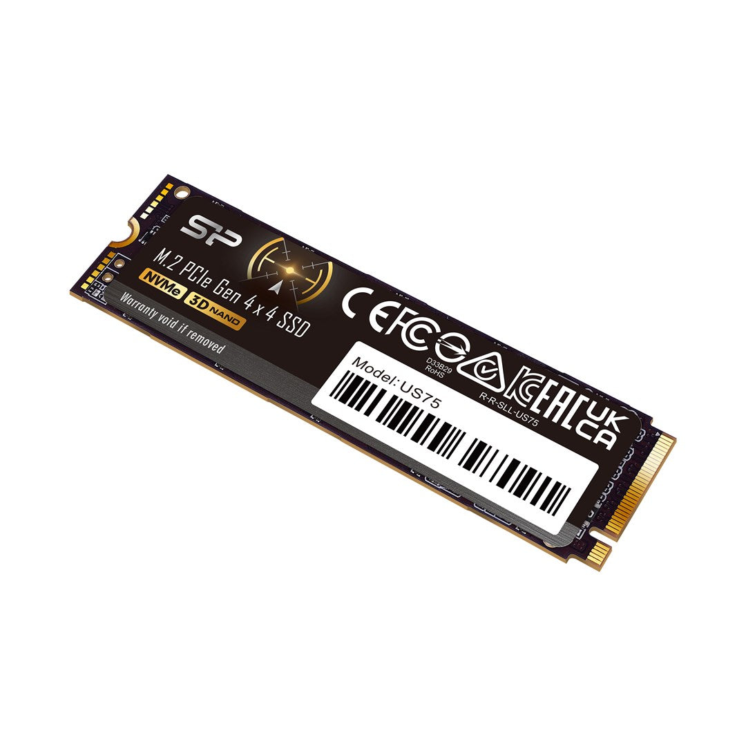 SSD Silicon Power US75 2TB M.2 Gen4 NVMe 7000/6500 MB/s (SP02KGBP44US7505)