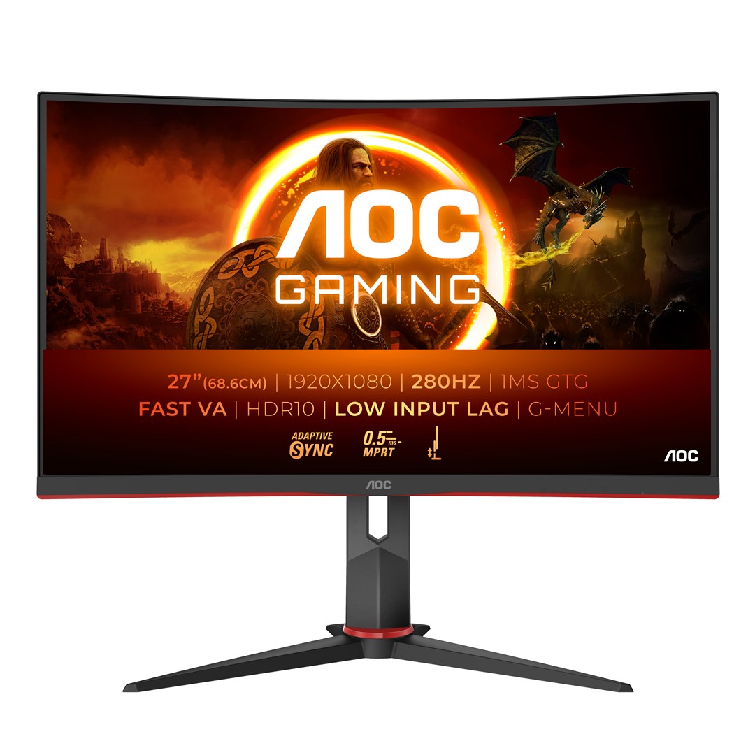 Monitor komputerowy AOC G2 C27G2Z3/BK 27'' 1920x1080 Full HD LED Czarny, Czerwony