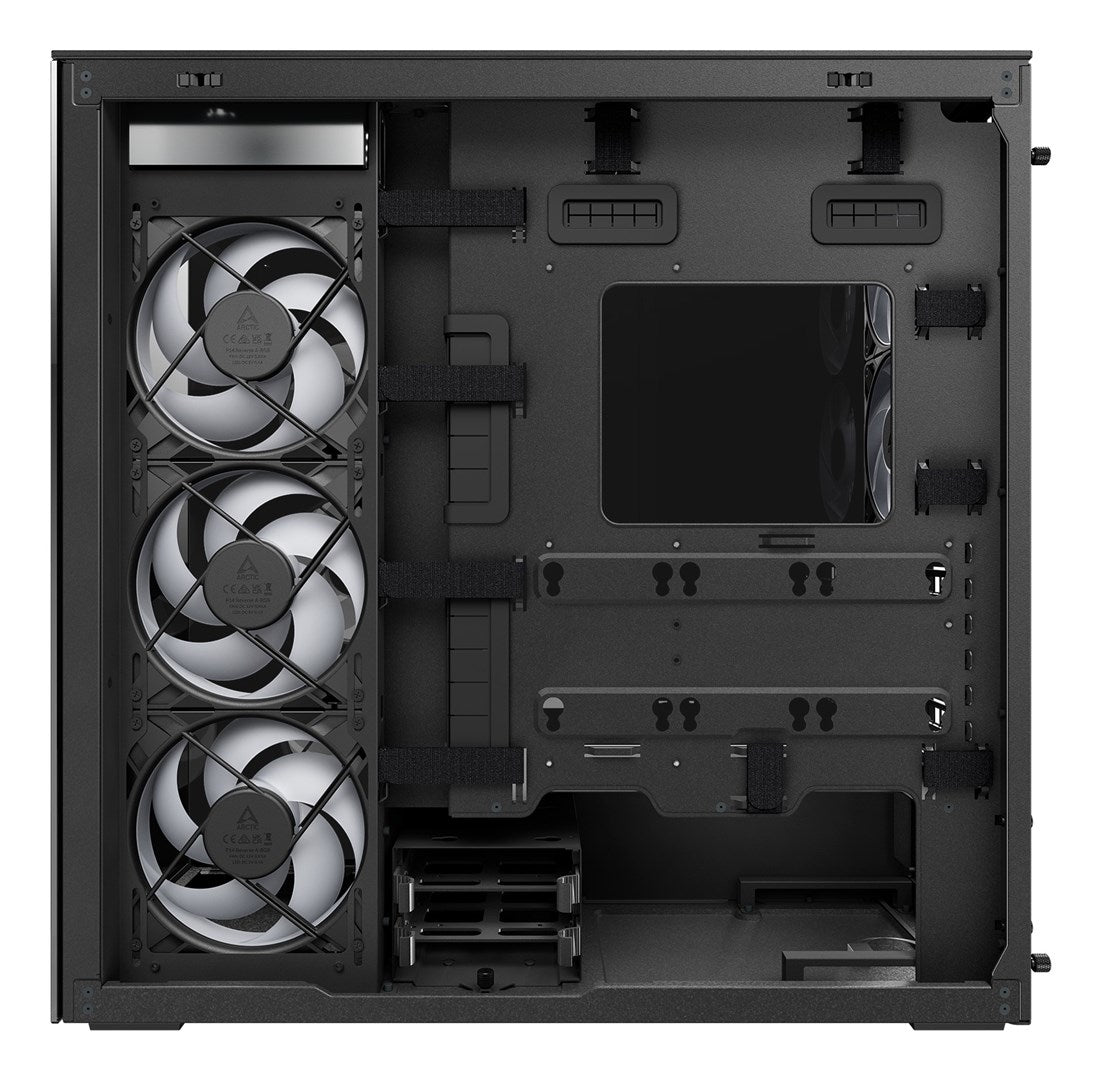 Obudowa Arctic Xtender Schwarz z oknem z GPU mountem
