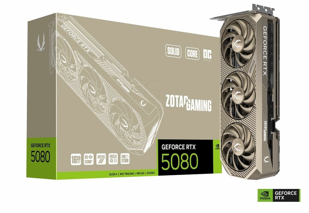Karta graficzna ZOTAC GAMING GeForce RTX 5080 SOLID Core OC 20th Anniversary Edition