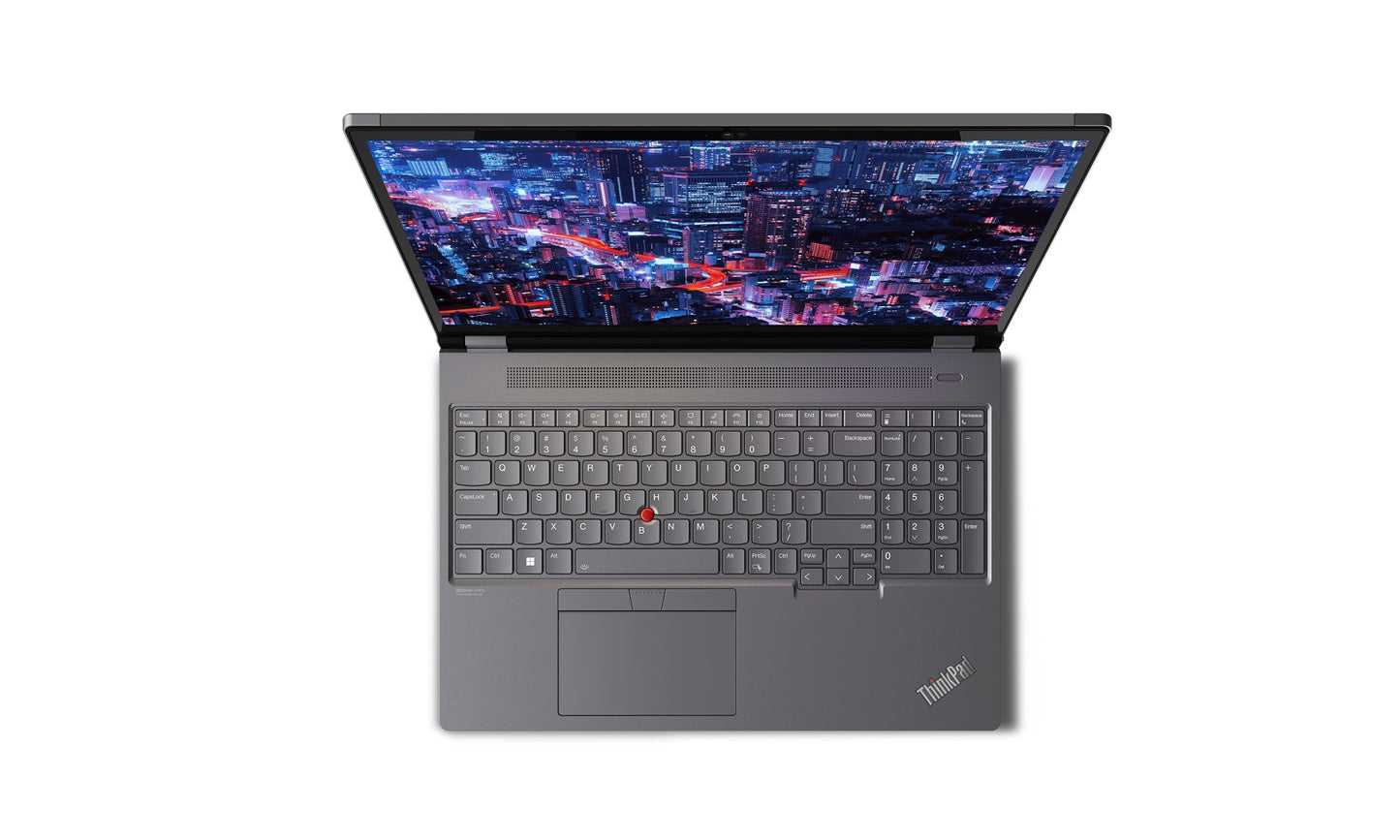 Lenovo ThinkPad P16 Gen 2 i7-14700HX 16" WQXGA IPS 500nits AG 165Hz 64GB DDR5 5600 SSD1TB RTX 2000 8GB Cam1080p 94Wh W11Pro Storm Grey/Villi Black 3Y OnSite