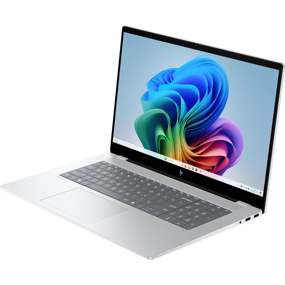 HP OmniBook X 17T-DD00-D4SD9 Ultra 7 256V 17.3"FHD Touch 16GB SSD512 BT BLKB Win11 Glaciar Silver (REPACK) 2Y