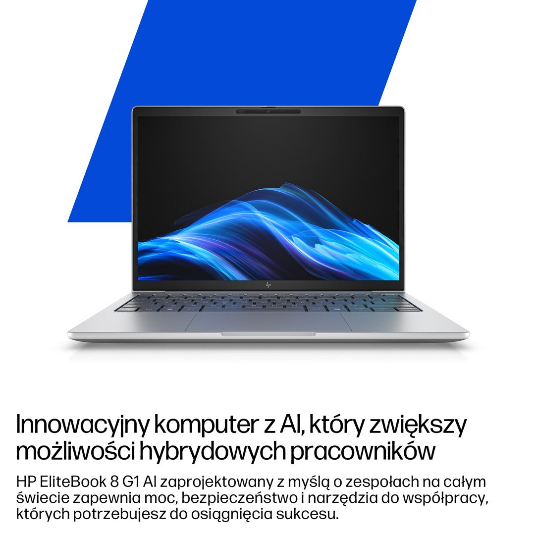 HP EliteBook 8 G1i Ultra 5 225U 14.0"WUXGA IPS 400nits Eye Ease AG 24GB DDR5 5600 SSD512 Arc Cam 5Mpx 62Wh W11Pro Pike silver aluminium 3Y OnSite