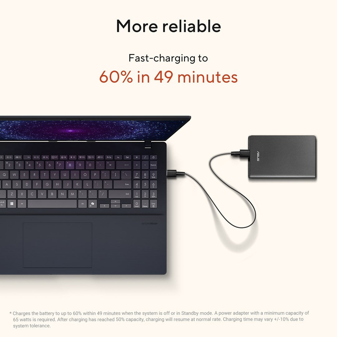 ASUS Vivobook 16 M1607KA-MB164W Ryzen AI 5 330 16.0"WUXGA IPS-level Panel 60Hz 300nits AG 16GB DDR5 SSD512 Radeon Graphics WLAN+BT Cam1080p+IR 42WHrs Win11 Quiet Blue