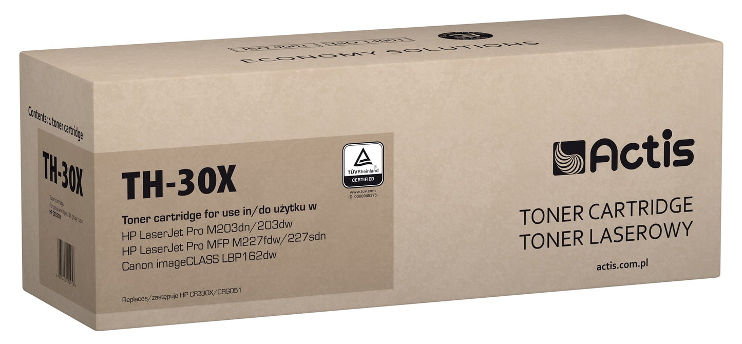 Actis TH-30X Toner (zamiennik HP 30X CF230X; Standard;  3500 stron; czarny)