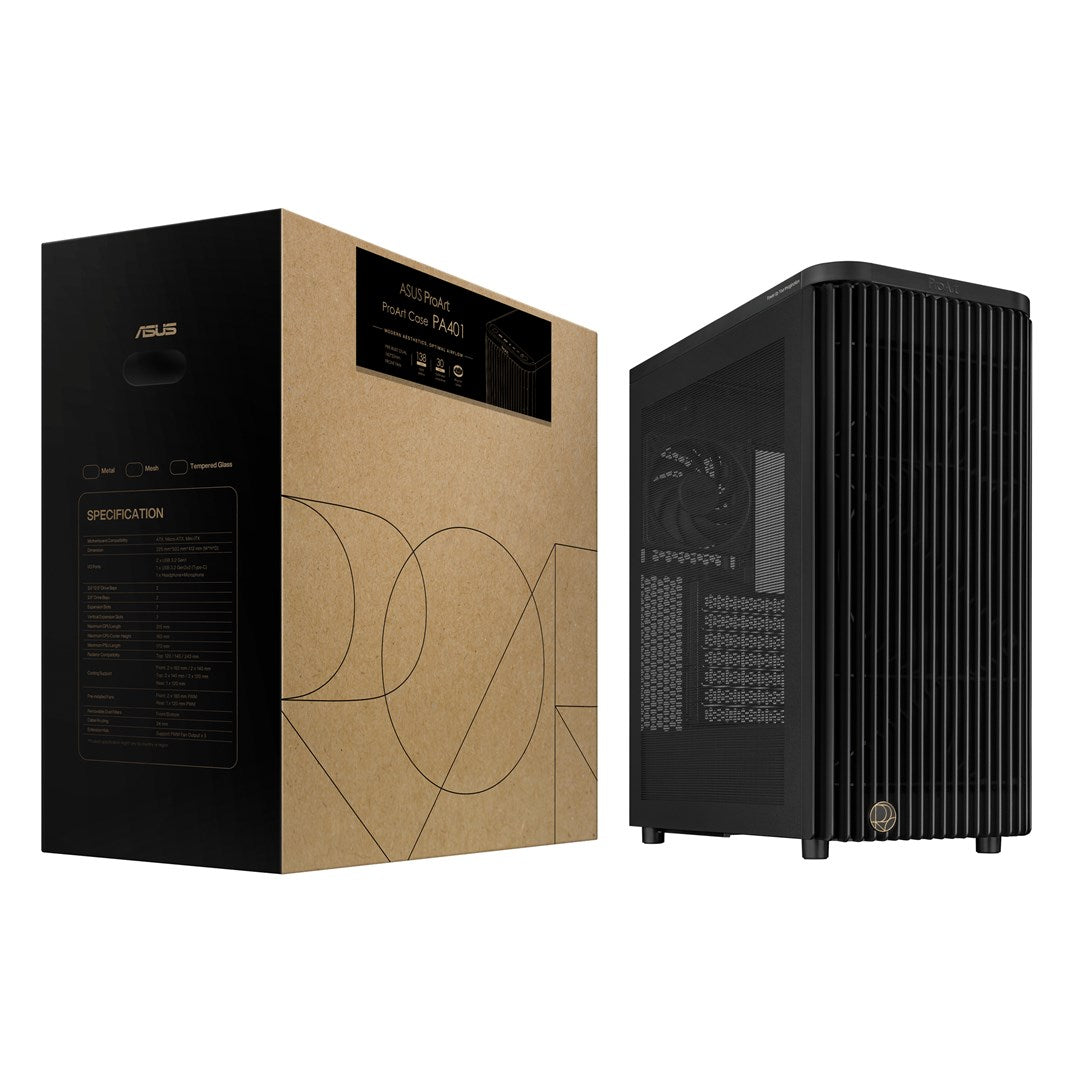 Obudowa Asus PROART PA401 MESH PWM BLACK