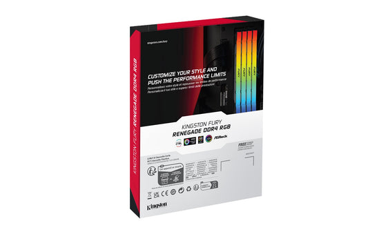 KINGSTON DDR4 16GB 3200MT/s CL16 DIMM FURY Renegade RGB
