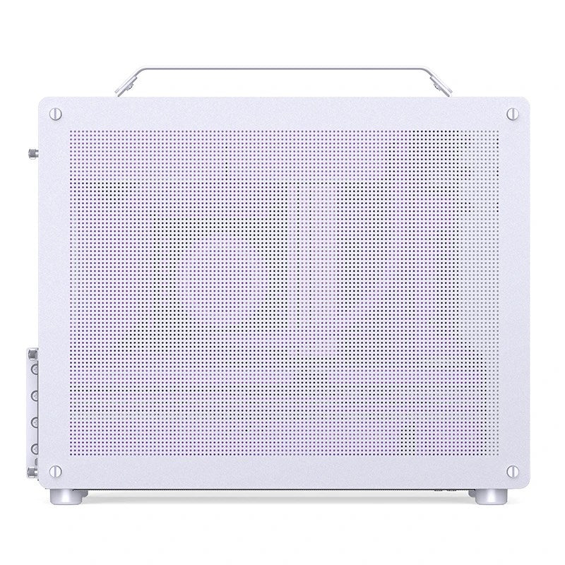 Obudowa Jonsplus Z20 GEJP-023 Mesh PC, Mini Tower, Micro-ATX, z uchwytem do przenoszenia - biała