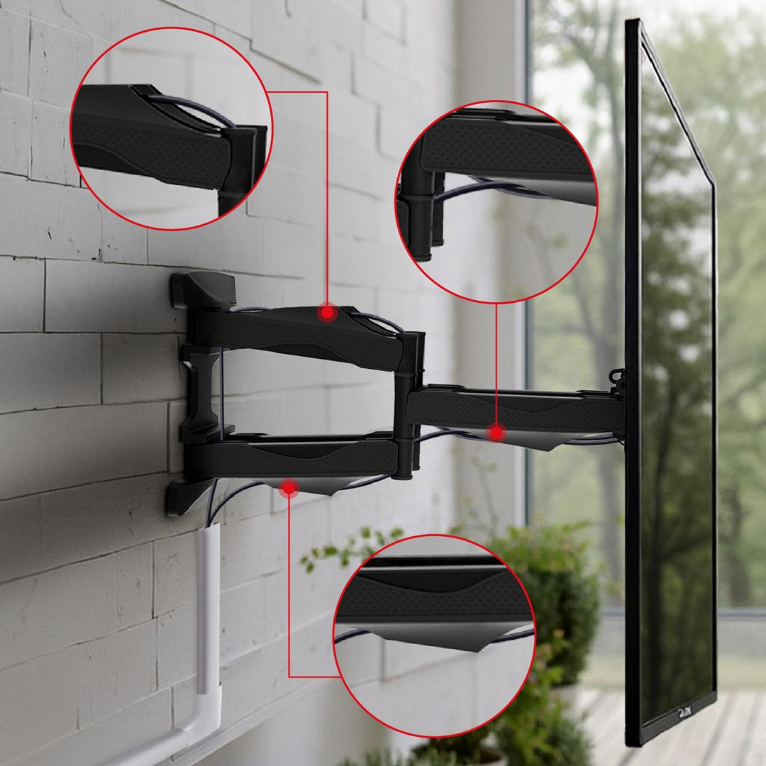 Uchwyt ścienny do telewizora Maclean MC-781 (Obrotowy, ścienne, Uchylny; 26" - 55"; max. 45kg)