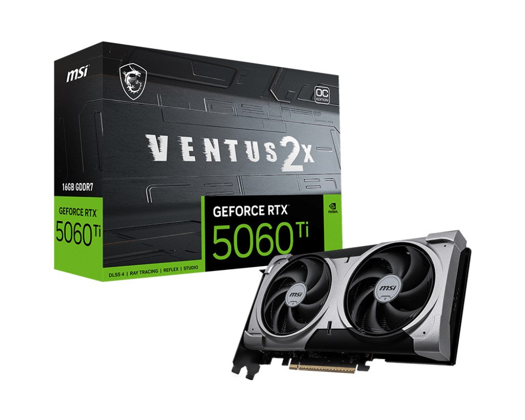 Karta graficzna MSI RTX 5060 Ti 16G VENTUS 2X OC PLUS