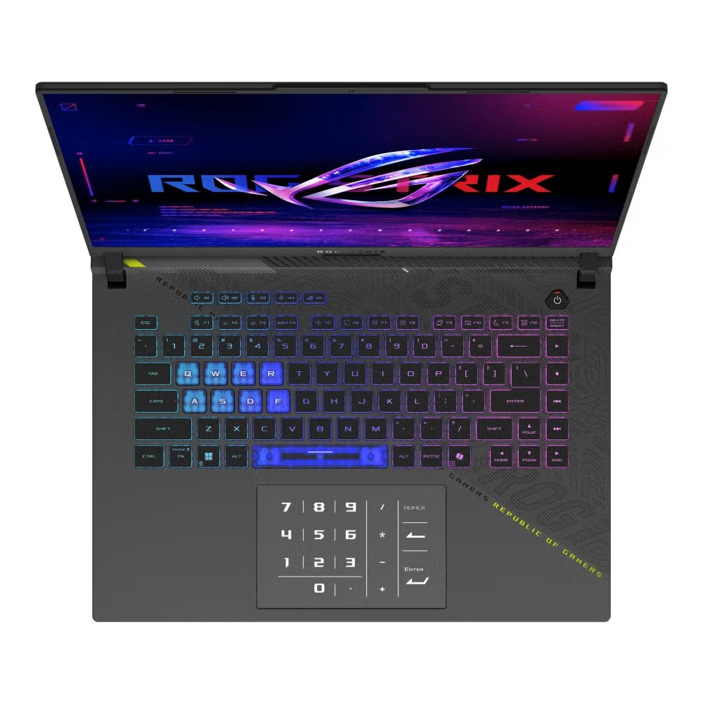 ASUS ROG Strix G16 G614PR-R9161W Ryzen 9 8940HX 16.0"FHD+ 165Hz IPS-level 300nits AG 16GB DDR5-5200 SSD1TB GeForce RTX 5070 Ti 12GB WLAN+BT LAN Cam1080p 90WHrs Win11 Eclipse Gray