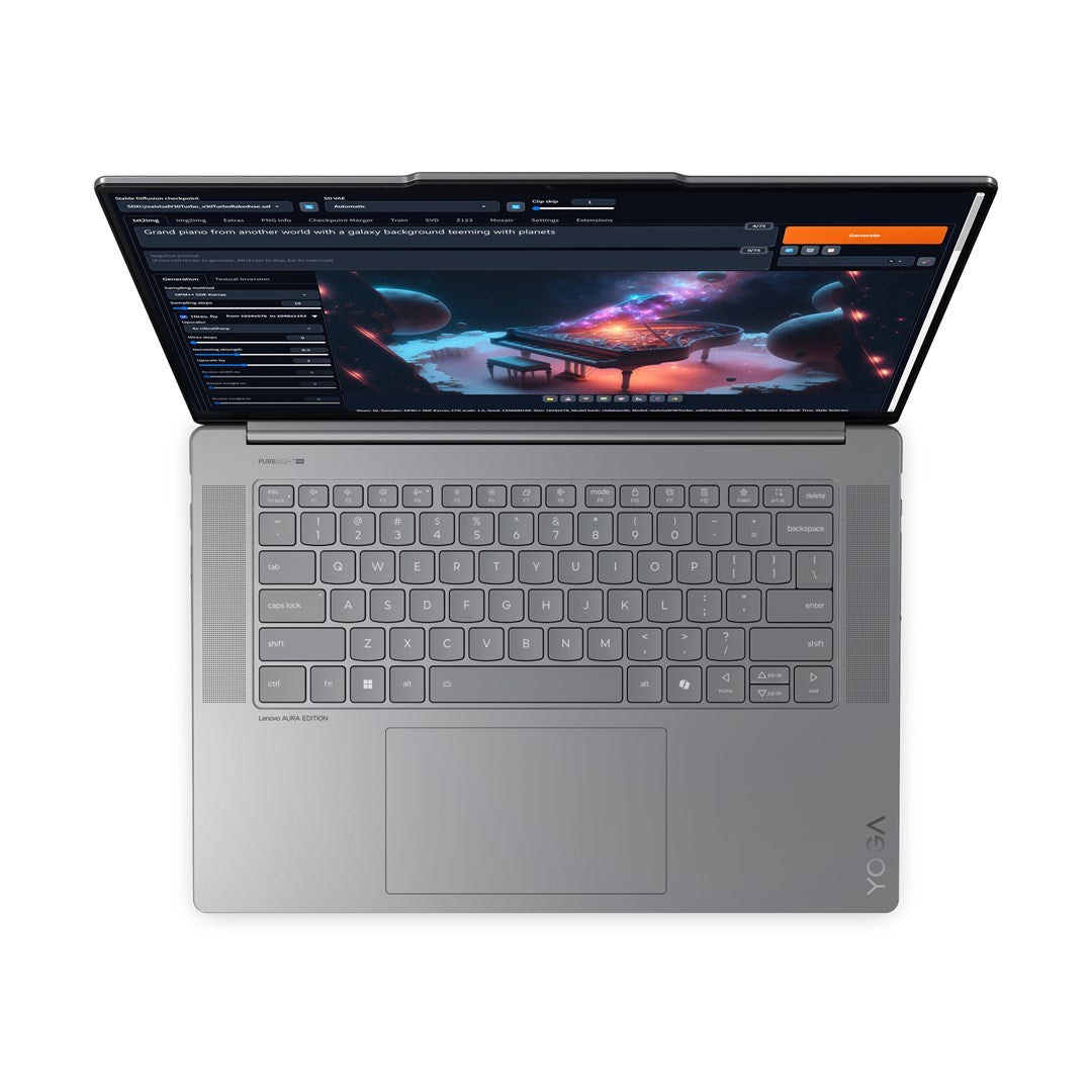 Lenovo Yoga Slim 7i Aura Edition Ultra 7 256V 15,3" 2.8K Touch 120Hz 16GB LPDDR5x-8533 SSD512 Intel Arc Graphics 140V 70Wh Win11 Luna Grey 3Y