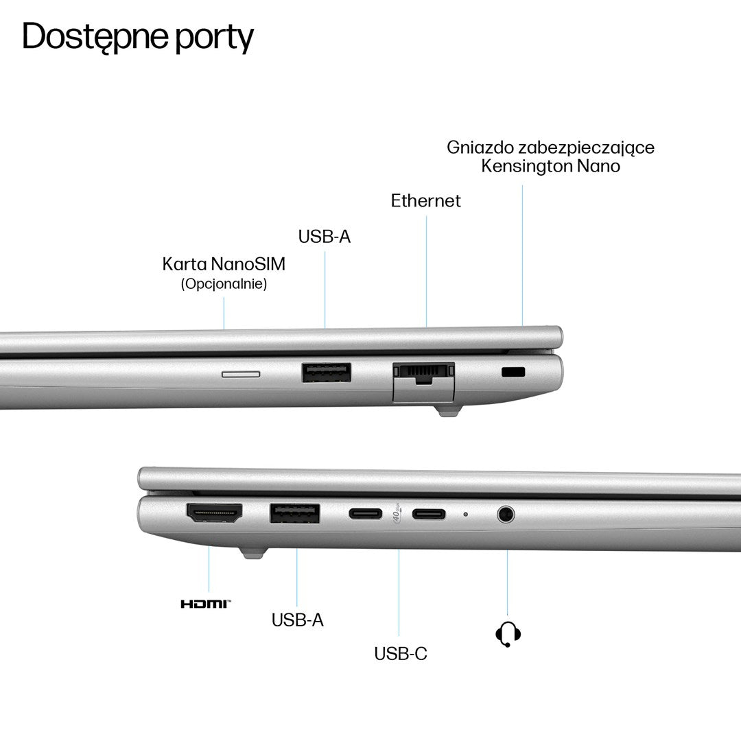 HP EliteBook 6 G1a Ryzen AI 5 340 14.0"WUXGA IPS 300nits AG 16GB DDR5 5600 SSD512 5MP+IR Radeon 840M W11Pro Pike Silver aluminium 3Y OnSite