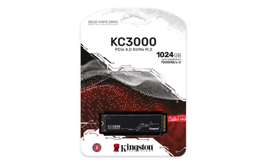 Dysk SSD Kingston KC3000 (1TB; M.2 2280; PCIe 4.0 x4 NVMe; SKC3000S/1024G)