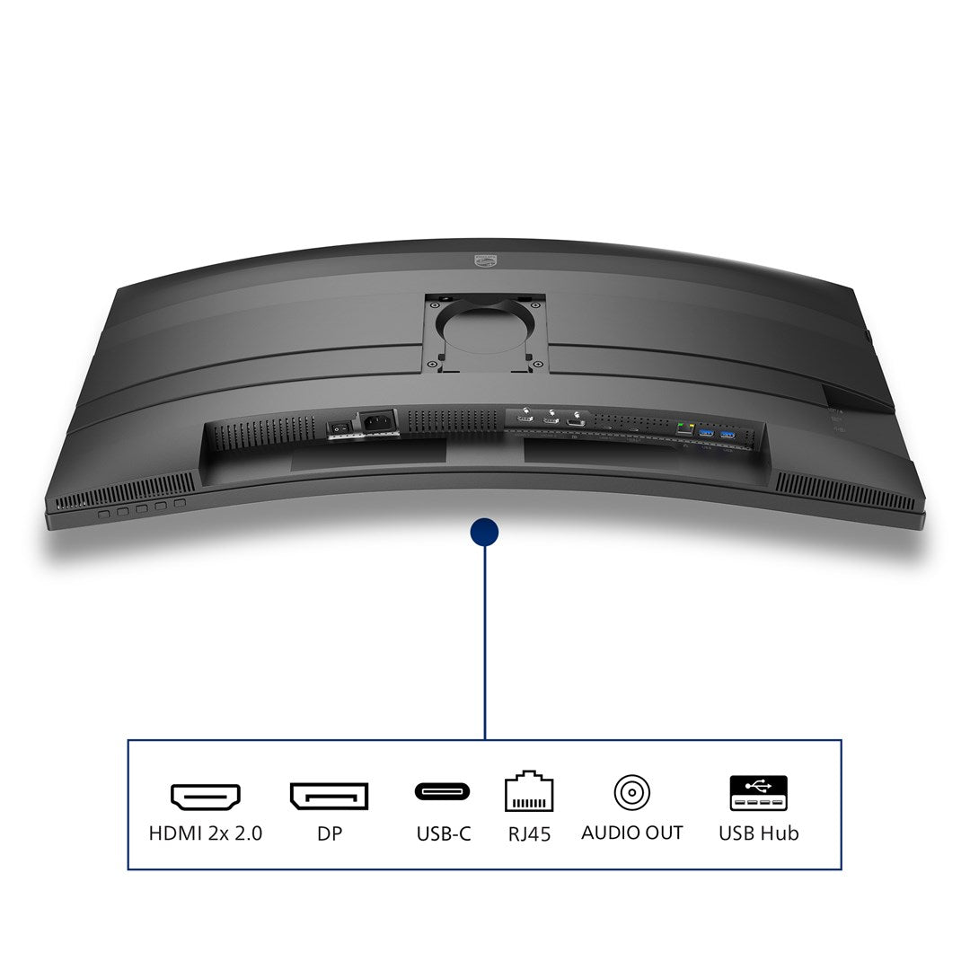 Philips 5000 series 34B2U5600C/00 monitor komputerowy 86,4 cm (34") 3440 x 1440 px Dual QHD LCD Szary