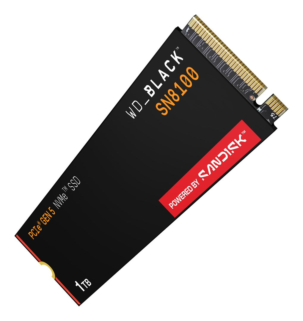 Western Digital Black SN8100 1 TB M.2 PCI Express 5.0 NVMe TLC 3D NAND