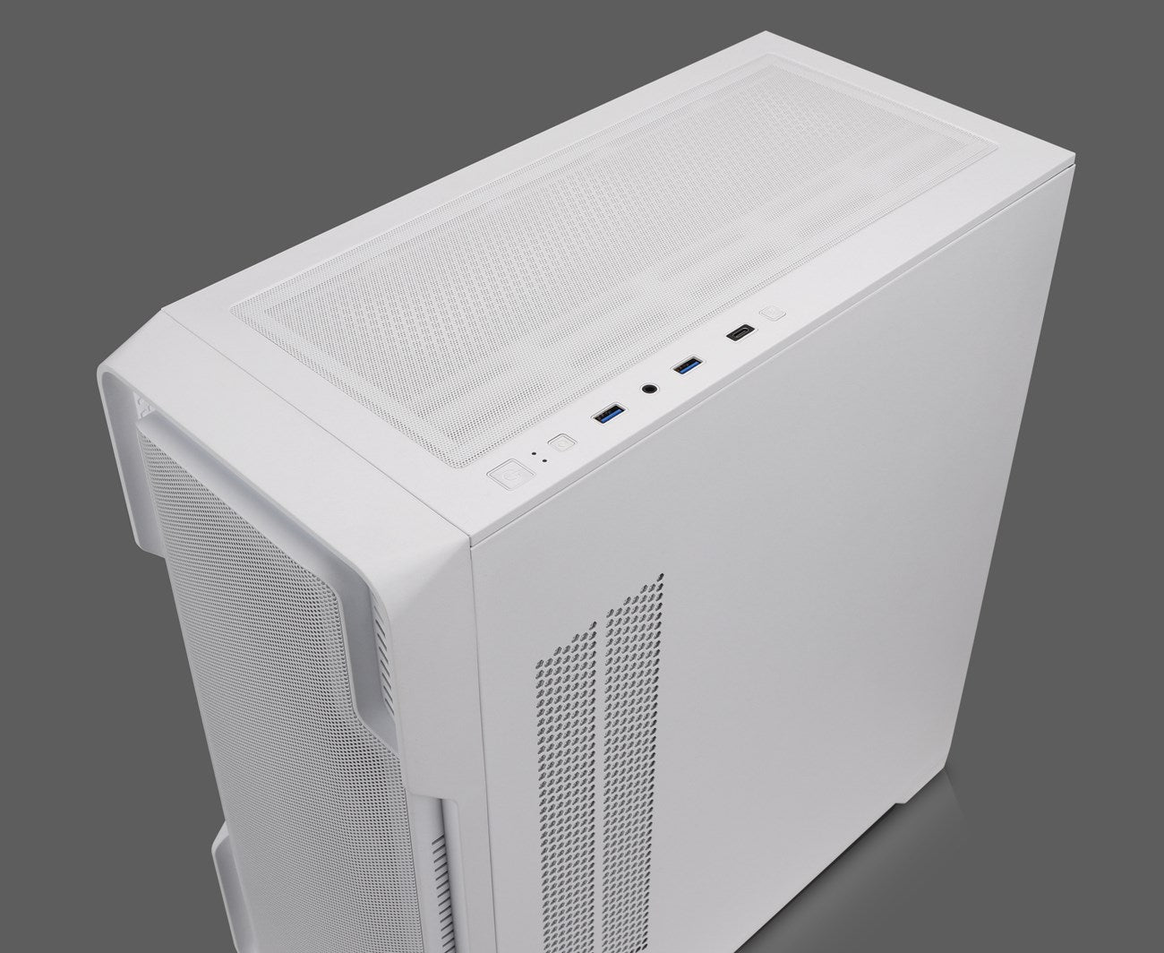 Nanoxia DS-9ARGB-W zabezpieczenia & uchwyty komputerów Midi Tower Biały
