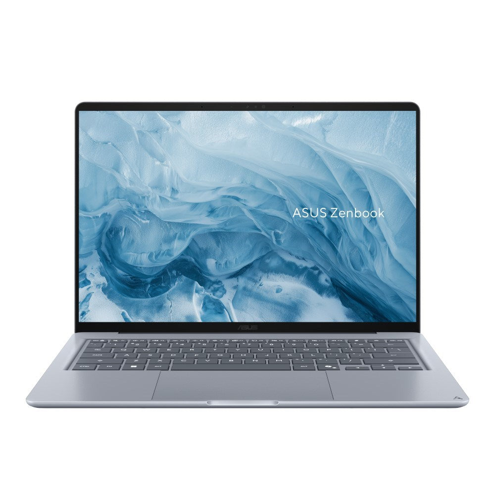 ASUS Zenbook 14 UX3480QA-U1031W Snapdragon X  X1-26-100 14.0"WUXGA OLED 60Hz 300nits 16GB LPDDR5X SSD512 Qualcomm Adreno WiFi6E+BT CamFHD+IR 50WHrs Win11 Ceraluminum Arctic Blue
