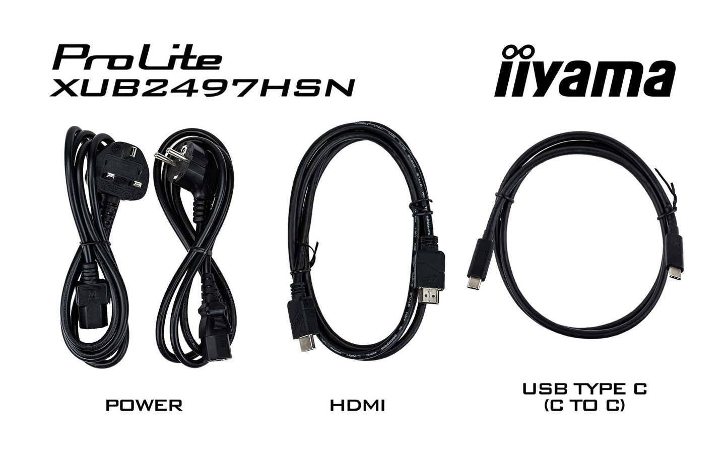 Monitor LCD 23,8" iiyama ProLite XUB2497HSN-W2 60,5cm 1920x1080px Full HD LED Biały