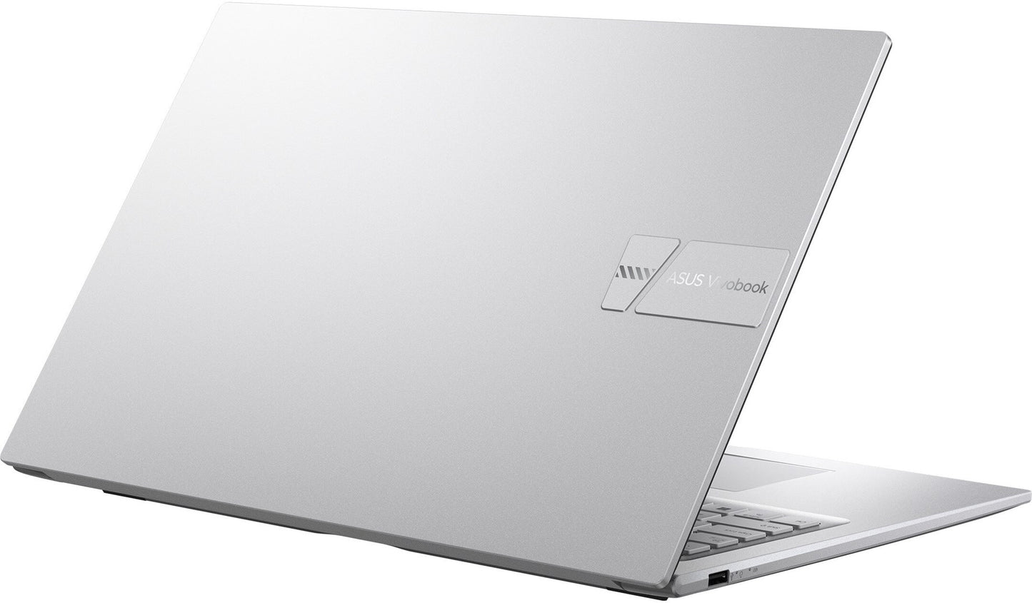 ASUS Vivobook 17 X1704VA-AU817W Core 5 120U 17.3"FHD IPS-level Panel 60Hz 250nits AG 16GB DDR4 SSD512 Intel Graphics WLAN+BT Cam720p 50WHrs Win11 Cool Silver