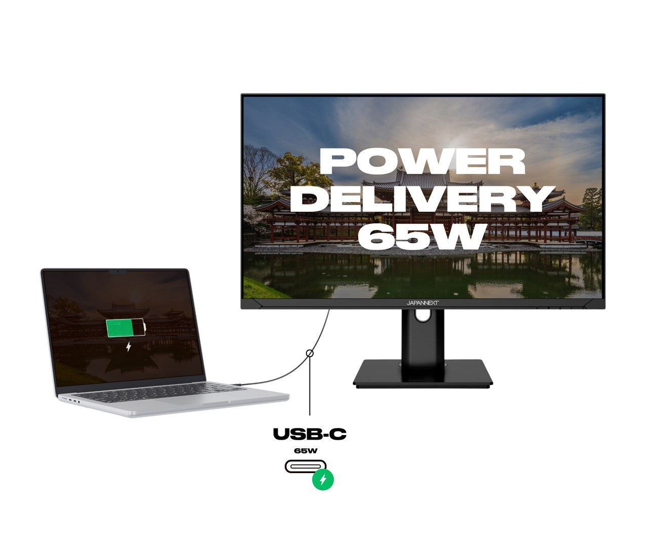 Japońska kamera japońska 60,5 cm JN-IPS238FHDR-C65W-HSP 16:9 HDMI/DP FHD