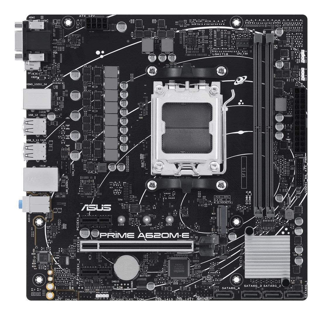 ASUS PRIME A620M-E-CSM AMD A620 Gniazdo AM5 micro ATX