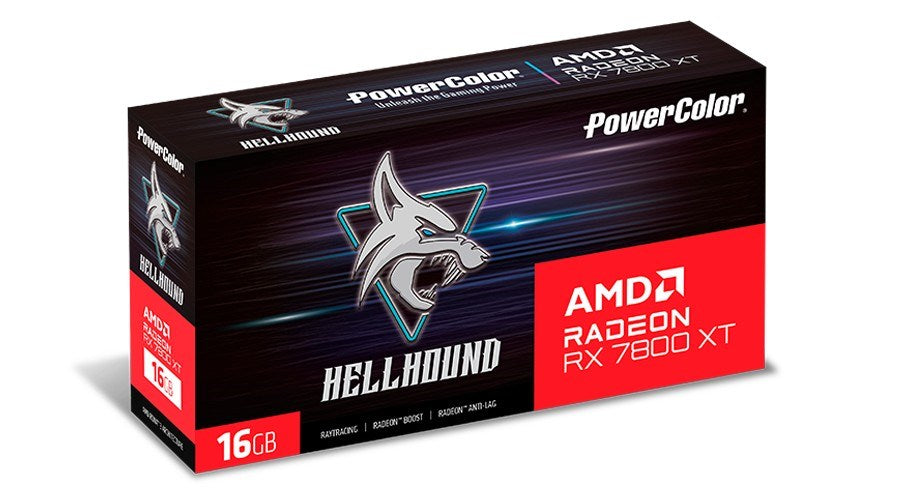 Karta graficzna PowerColor Radeon RX 7800 XT Hellhound 16GB OC GDDR6