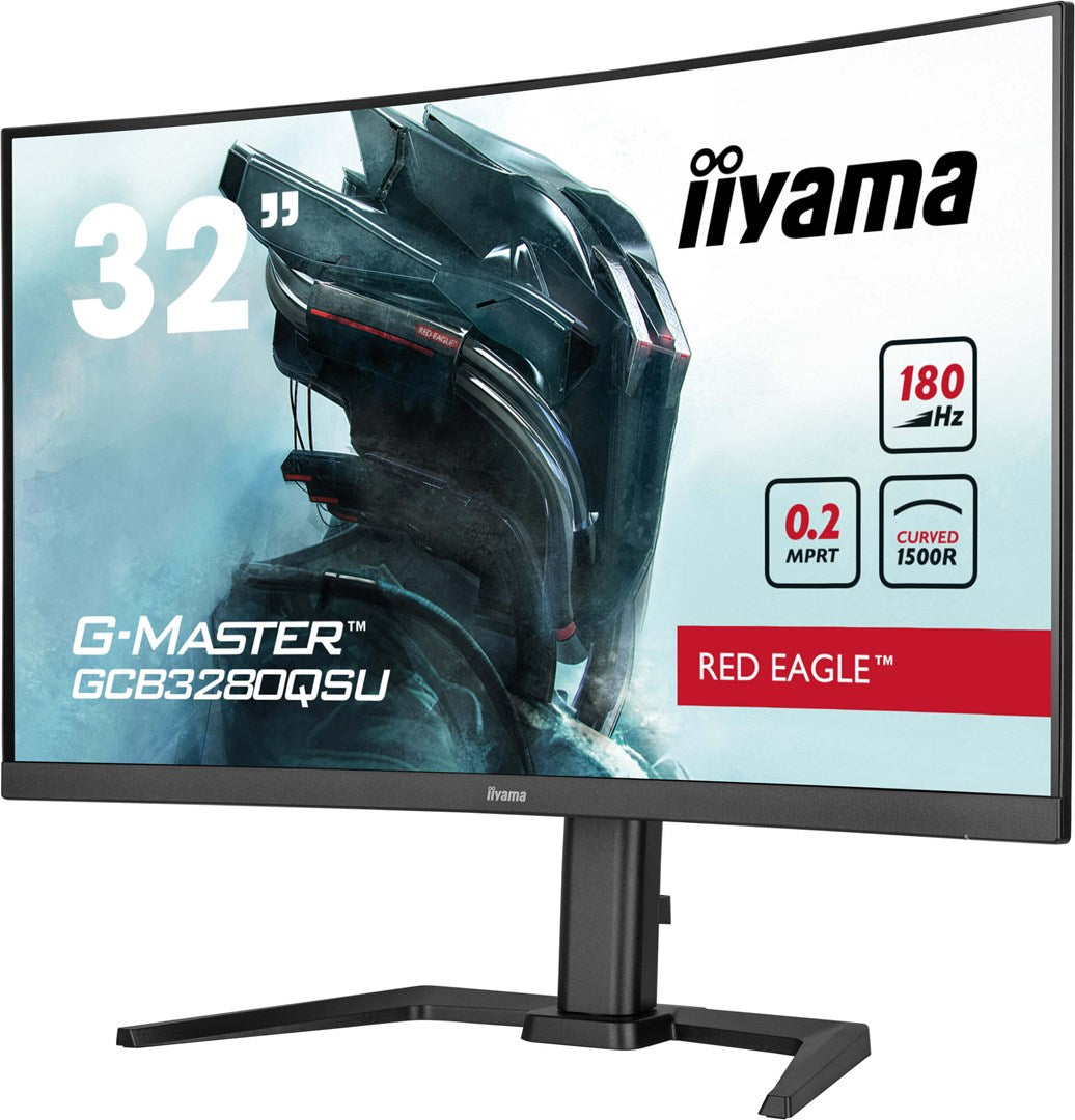 iiyama G-MASTER GCB3280QSU-B2 monitor komputerowy 80 cm (31.5") 2560 x 1440 px Dual QHD LED Czarny