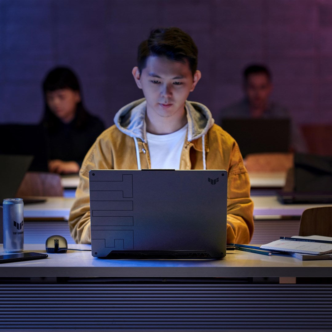 ASUS TUF Gaming A15 FA506NC-HN002W Ryzen 5 7535HS 15.6"FHD Value IPS-level 144Hz 250nits AG 8GB DDR5 4800 SSD512 GeForce RTX™ 3050 4GB LAN WLAN+BT Cam720p Backlit Keyboard RGB 48WHrs Win11 Graphite Black