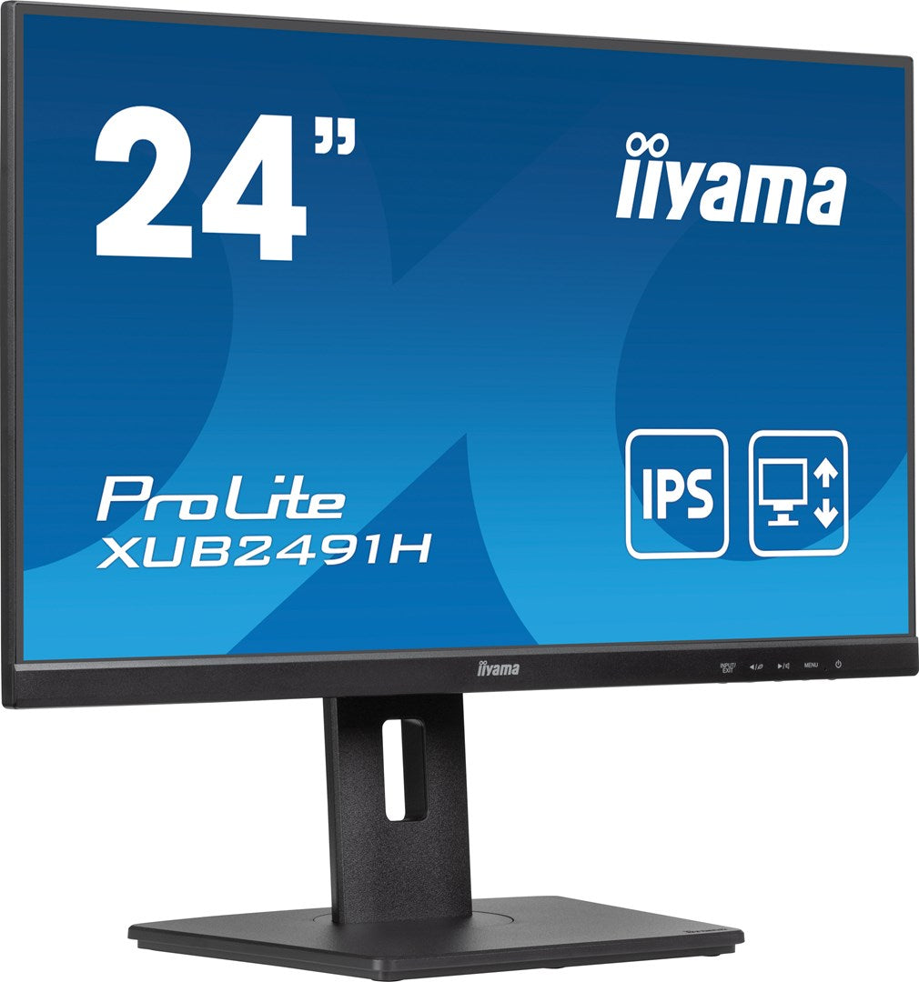 Monitor Iiyama ProLite XUB2491H-B1 24'' Protokół IPS - Płaski ekran - 60,5 cm