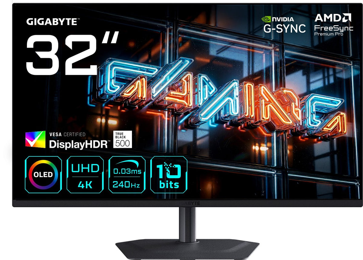 MONITOR GIGABYTE QD-OLED 31,5" MO32U24 240Hz