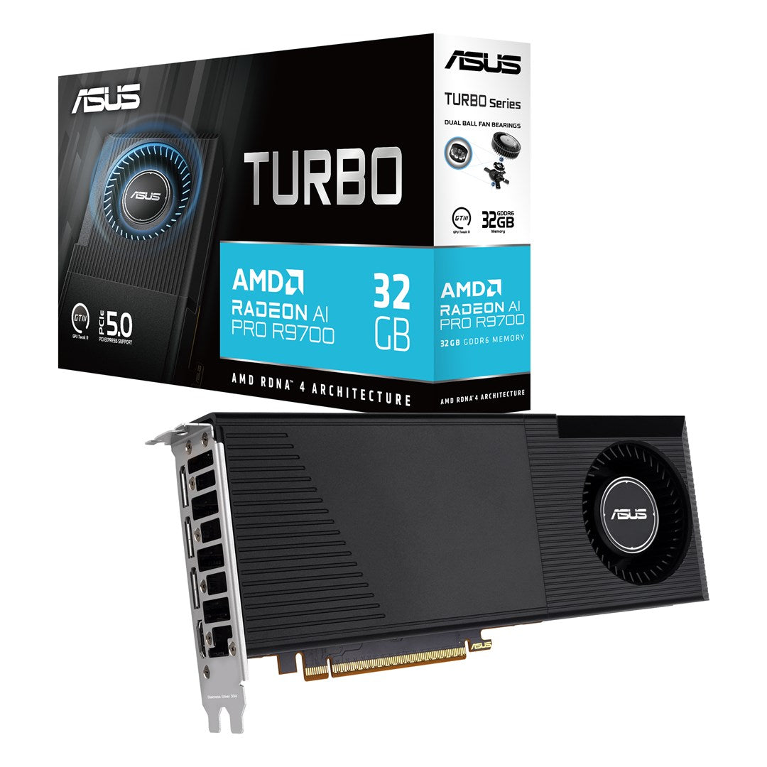 Karta graficzna ASUS TURBO AI PRO R9700 32 GB