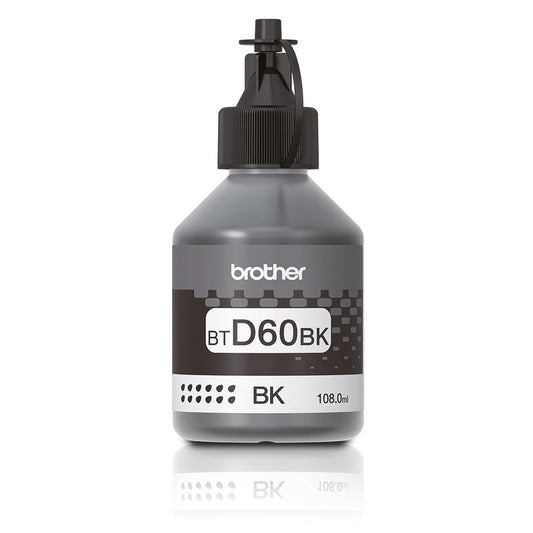 Tusz Brother czarny BTD60BK=BTD-60BK, 6500 str.,108 ml