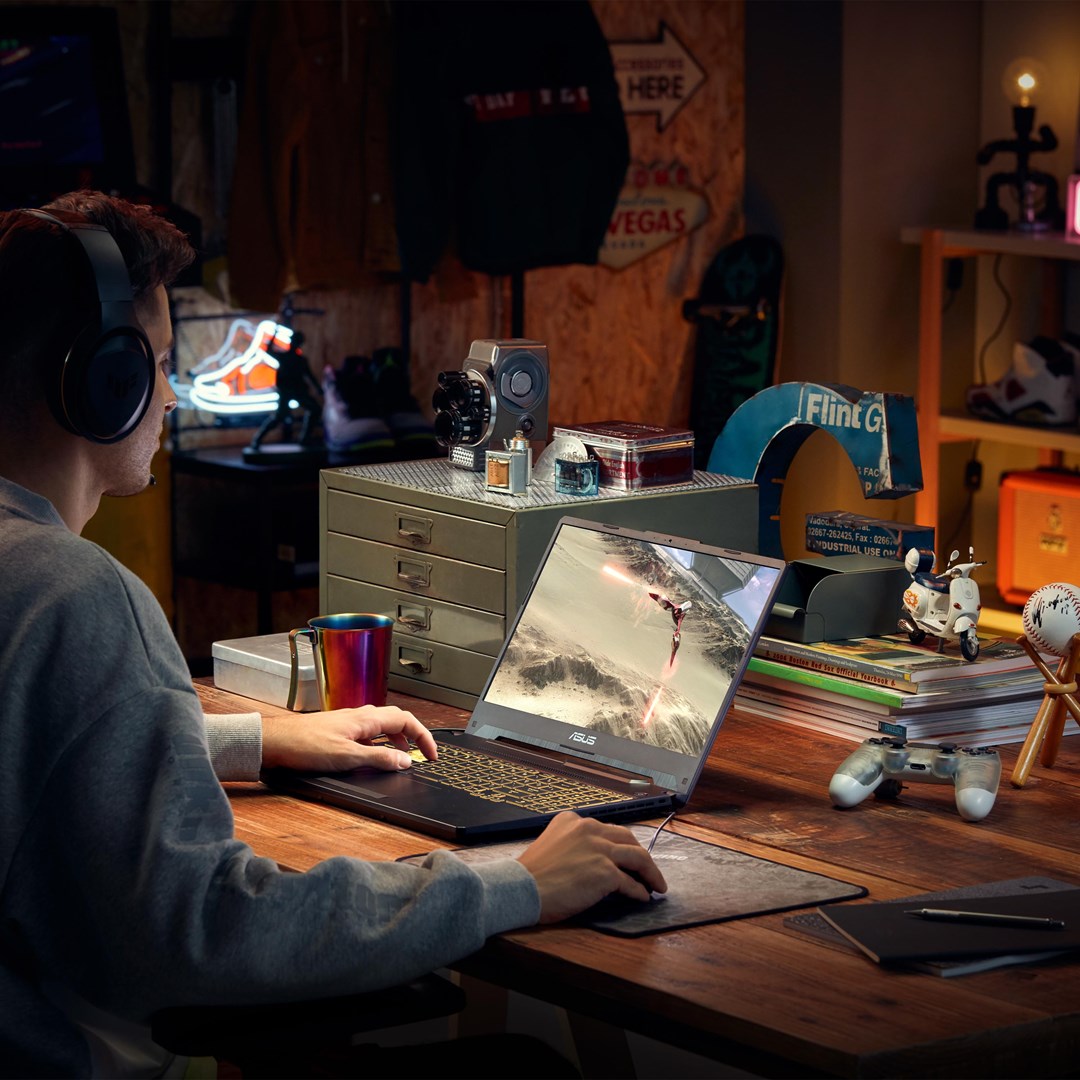 ASUS TUF Gaming A15 FA506NC-HN002W Ryzen 5 7535HS 15.6"FHD Value IPS-level 144Hz 250nits AG 8GB DDR5 4800 SSD512 GeForce RTX™ 3050 4GB LAN WLAN+BT Cam720p Backlit Keyboard RGB 48WHrs Win11 Graphite Black