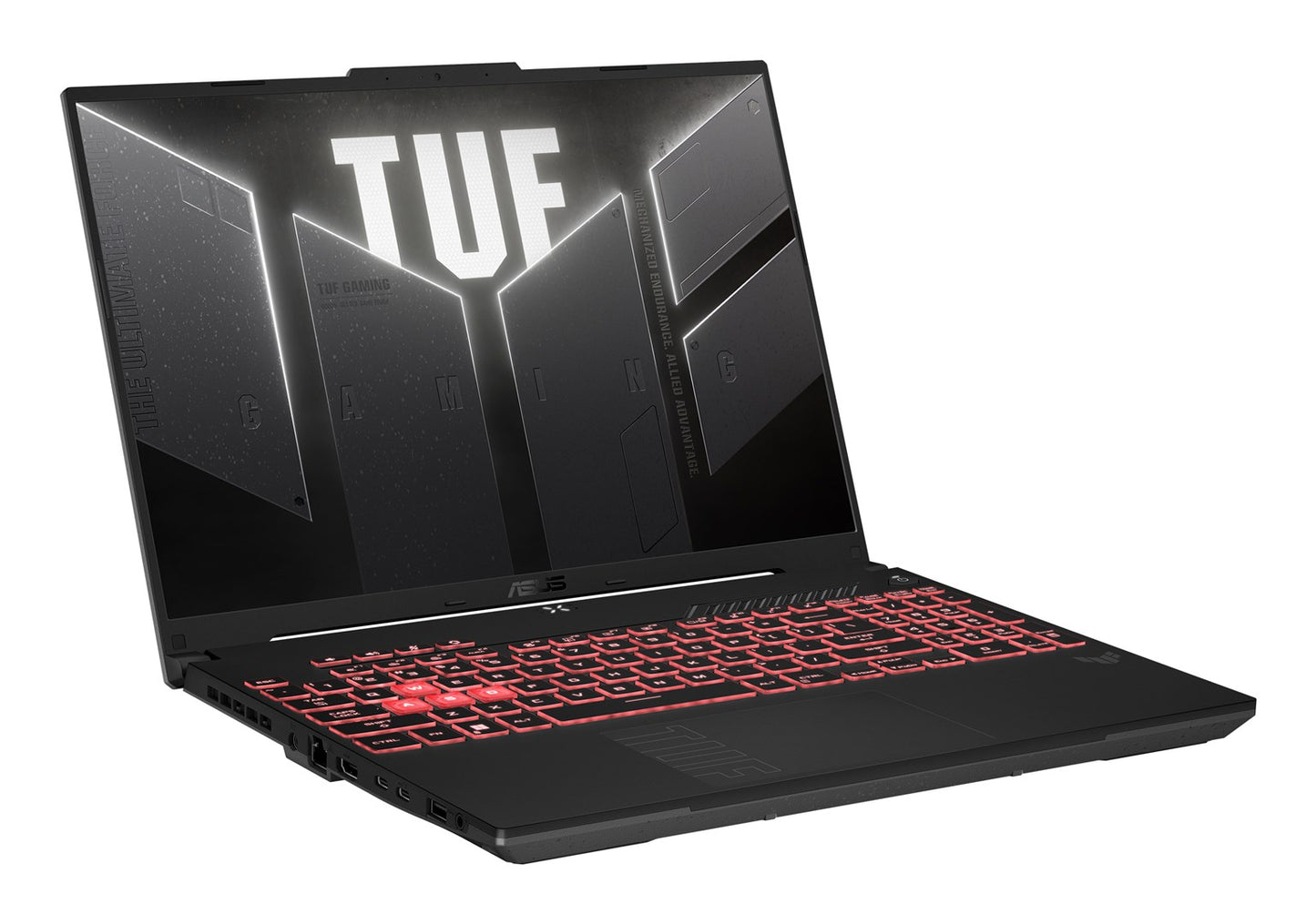 ASUS TUF Gaming A16 FA607NUG-RL117 Ryzen 7 7445HS 16.0"FHD+ 144Hz Value IPS-level AG 16GB DDR5 5600 SSD512 WLAN+BT LAN GeForce RTX 4050 6GB Cam720p 56WHrs NoOS Mecha Gray