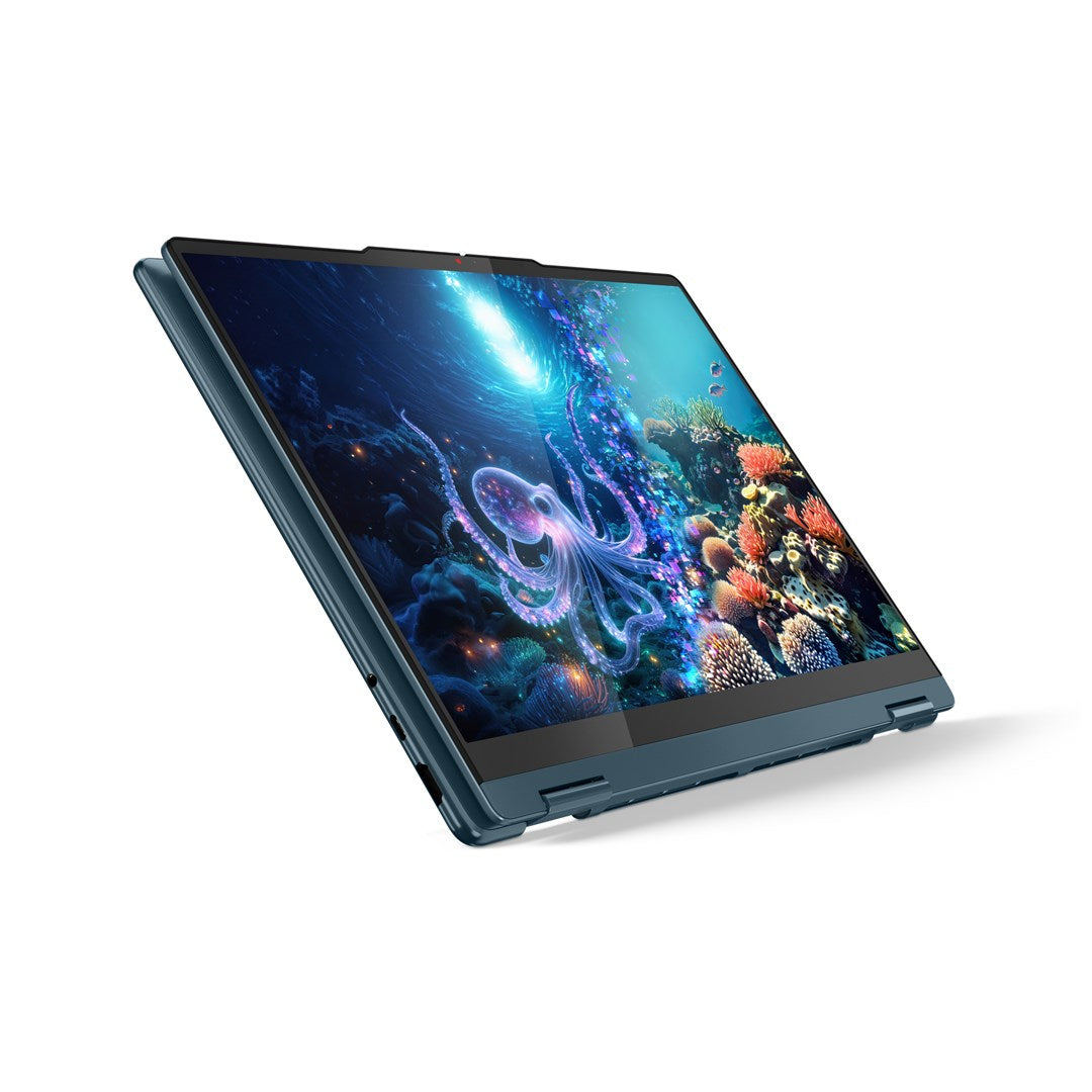 Lenovo Yoga 7 2-in-1 14AKP10 Ryzen AI 5 340 14.0"WUXGA Touch OLED 400nits Glossy 60Hz 16GB LPDDR5-6400 SSD512 Radeon 840M Graphics Cam 5.0MP 70Wh Win11 Tidal Teal