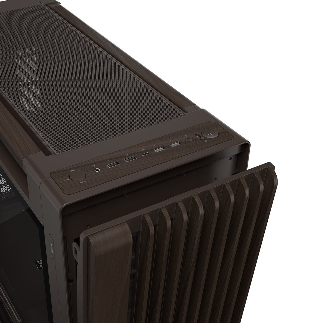 Obudowa Asus PROART PA602 WALNUT WOOD TG PWM RETRO