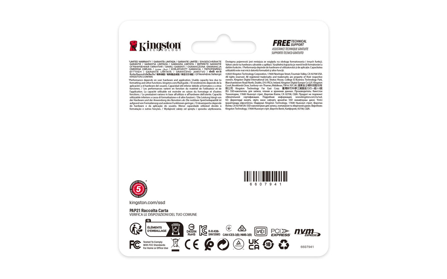 Kingston DYSK SSD 2000G NV3 M.2 2230 PCIe 4.0 NVMe