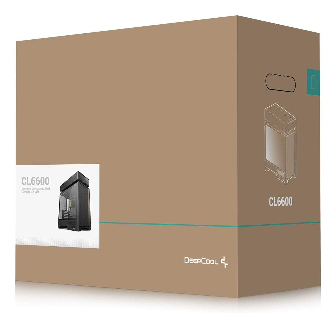 DeepCool CL6600 Midi Tower Czarny