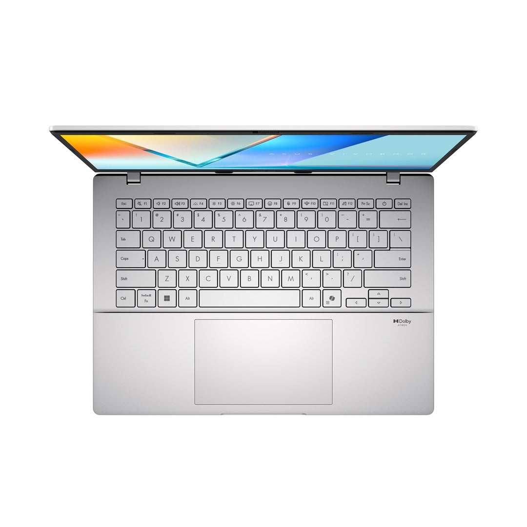 ASUS Vivobook S14 M3407GA-SF013W Ryzen AI 7 445 14.0"WUXGA 60Hz 300nits 16GB DDR5 SSD512 Radeon Graphics Cam FHD 70WHrs Win11 Aluminum Cool Silver