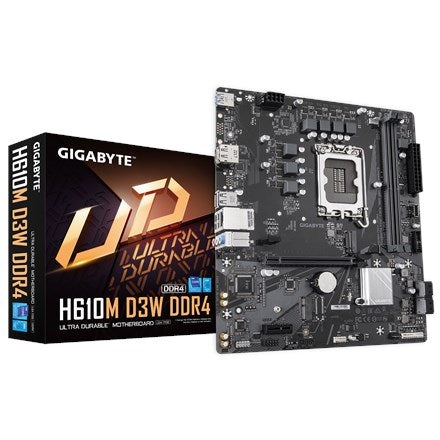 Płyta główna Gigabyte H610M D3W DDR4, Intel H610, LGA1700, 2xDDR4, mATX