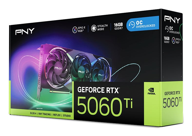 Karta graf. PNY RTX 5060 Ti 16GB EPIC-X RGB OC