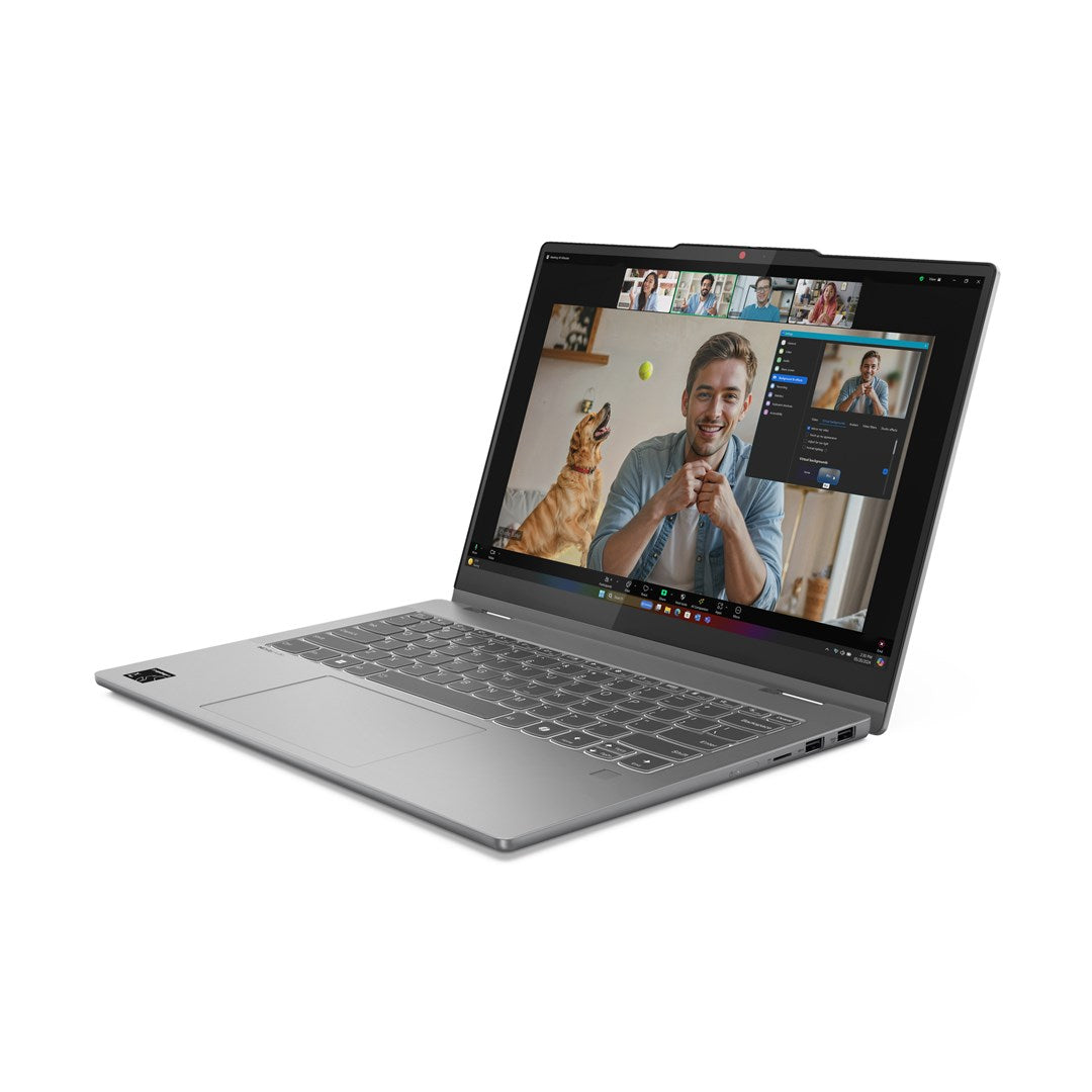 Lenovo IdeaPad 5 2-in-1 14Q8X9 Snapdragon X Plus X1P-42-100 14" WUXGA OLED 400nits Glossy 60Hz Touch 16GB LPDDR5x-8448 SSD512 Qualcomm Adreno GPU 57Wh Win11 Luna Grey